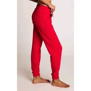 Negative Waffle Knit Jogger in Cerise S NWT